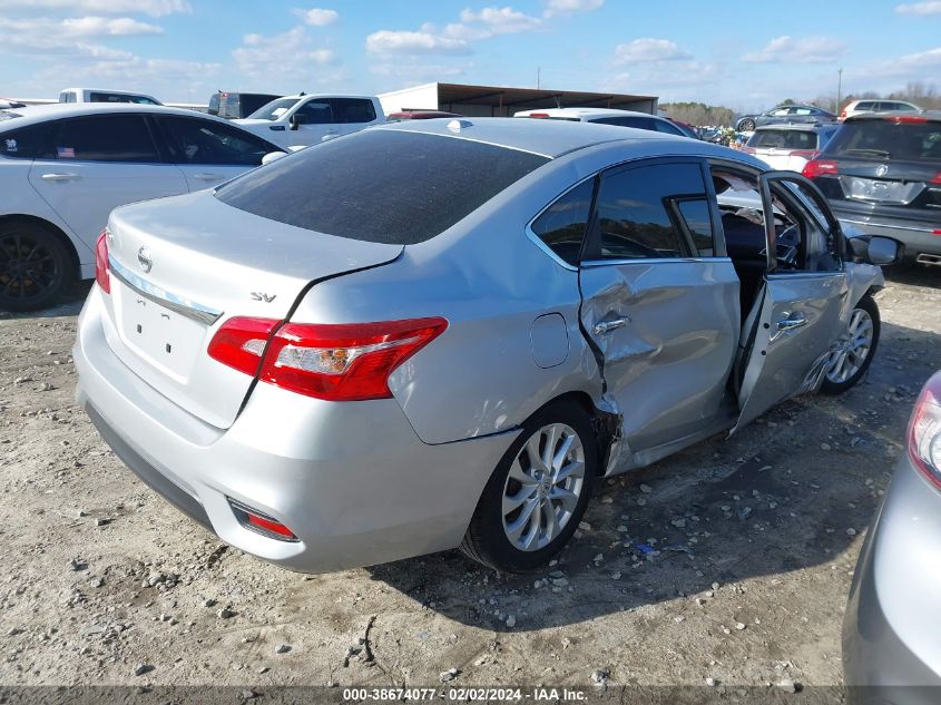 2019 Nissan Sentra Sv VIN: 3N1AB7AP7KY351695 Lot: 38674077