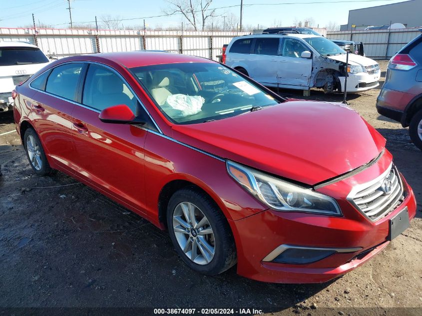 2017 HYUNDAI SONATA - 5NPE24AFXHH507240