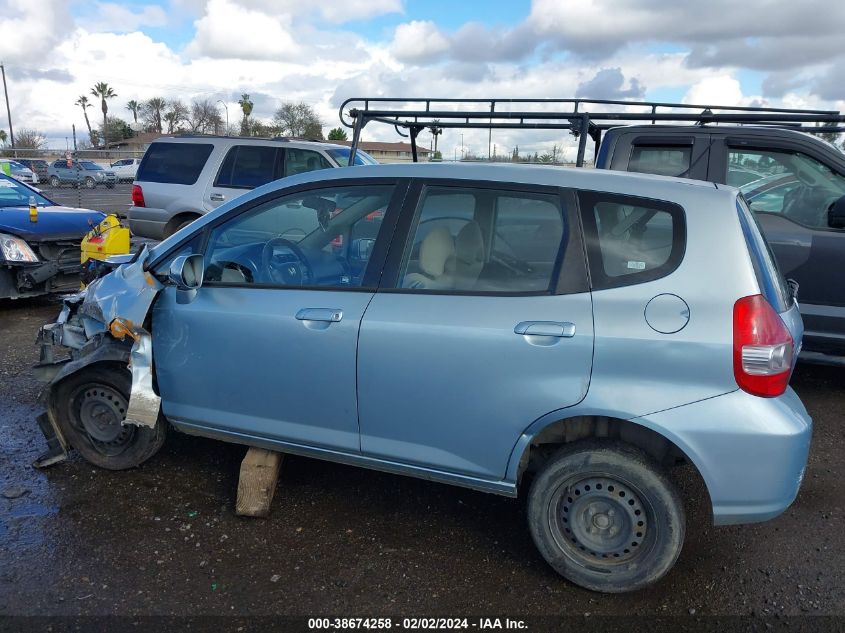 2007 Honda Fit VIN: JHMGD384X7S037694 Lot: 38674258