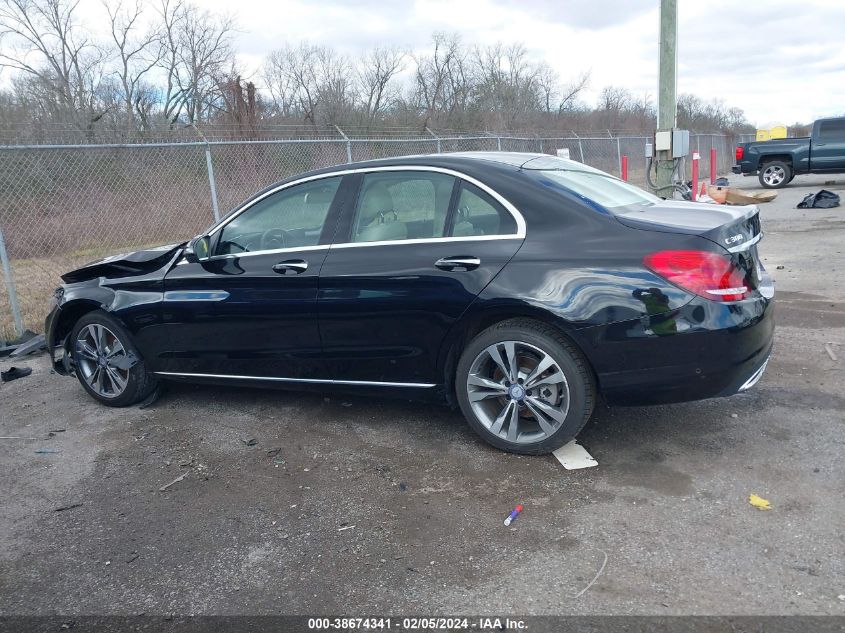 2017 Mercedes-Benz C 300 Luxury/Sport VIN: 55SWF4JB2HU204763 Lot: 38674341