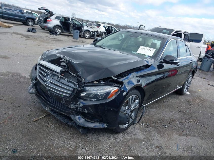 2017 Mercedes-Benz C 300 Luxury/Sport VIN: 55SWF4JB2HU204763 Lot: 38674341