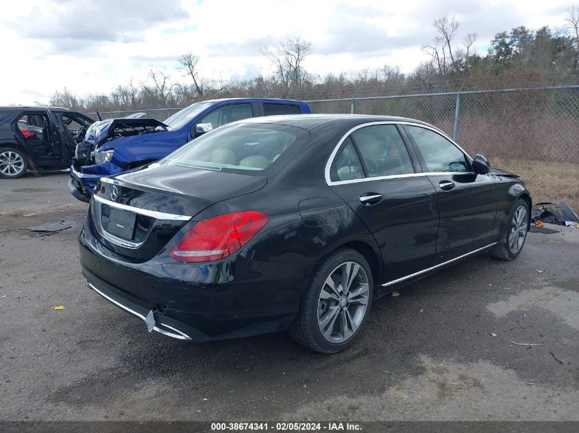 2017 Mercedes-Benz C 300 Luxury/Sport VIN: 55SWF4JB2HU204763 Lot: 38674341