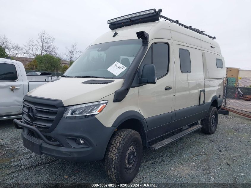 2022 Mercedes-Benz Sprinter 2500 Standard Roof V6 VIN: W1W4EBVY3NP443596 Lot: 38674825