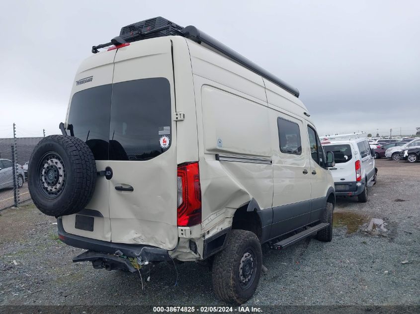 2022 Mercedes-Benz Sprinter 2500 Standard Roof V6 VIN: W1W4EBVY3NP443596 Lot: 38674825