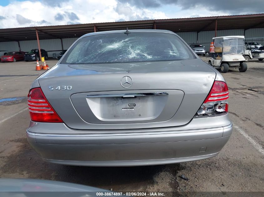 2004 Mercedes-Benz S 430 VIN: WDBNG70J14A422554 Lot: 38674897