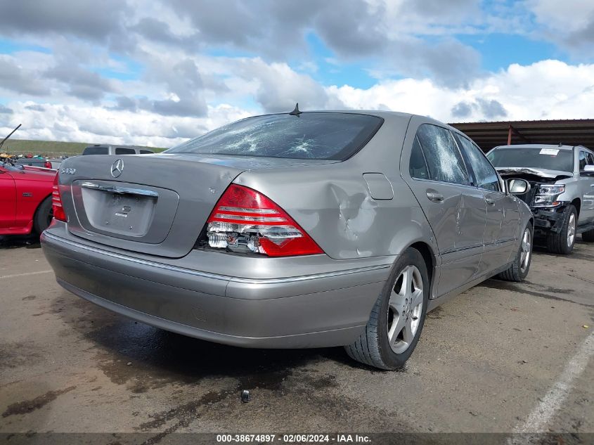 2004 Mercedes-Benz S 430 VIN: WDBNG70J14A422554 Lot: 38674897