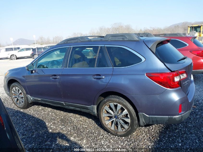 2015 Subaru Outback 2.5I Limited VIN: 4S4BSBLC3F3256186 Lot: 38675022