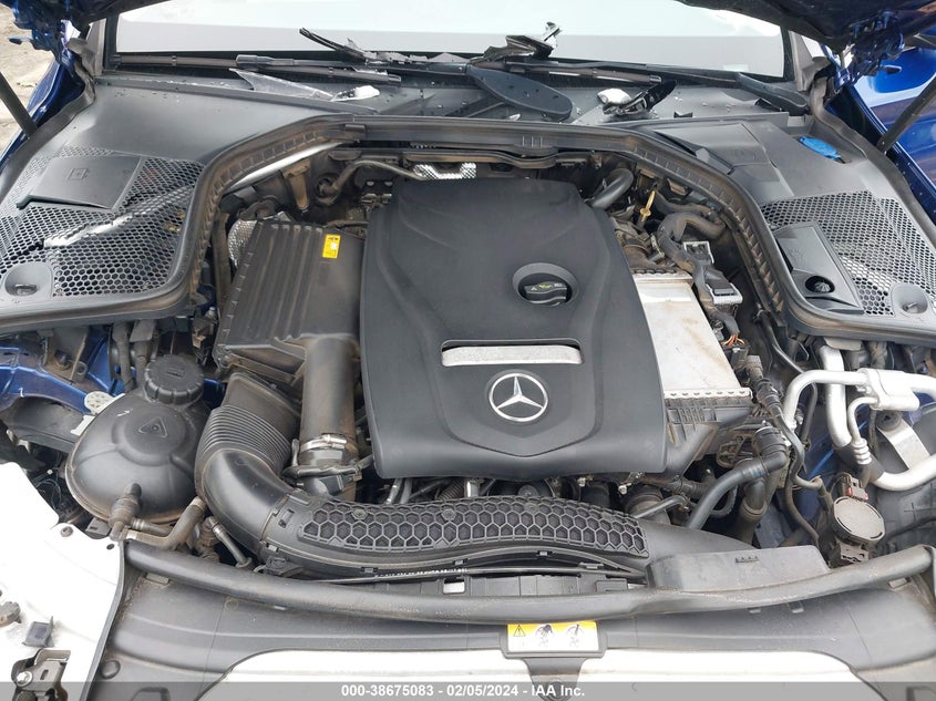 VIN WDDWF4JB6JR386961 2018 MERCEDES-BENZ C 300