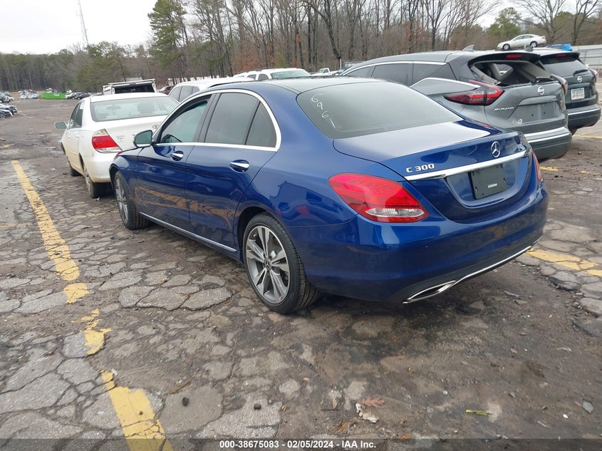 VIN WDDWF4JB6JR386961 2018 MERCEDES-BENZ C 300