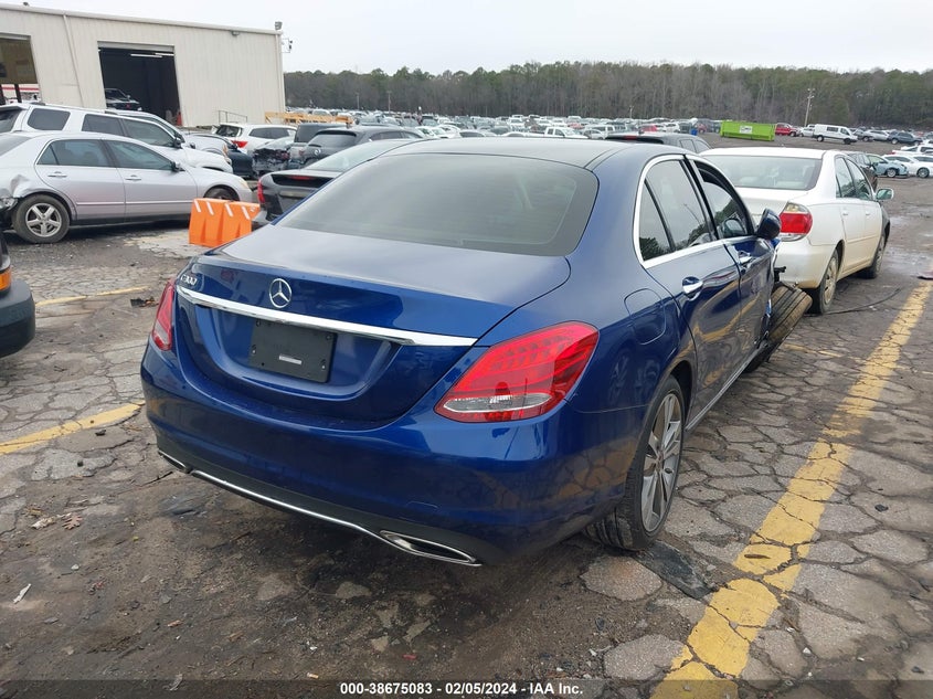 VIN WDDWF4JB6JR386961 2018 MERCEDES-BENZ C 300