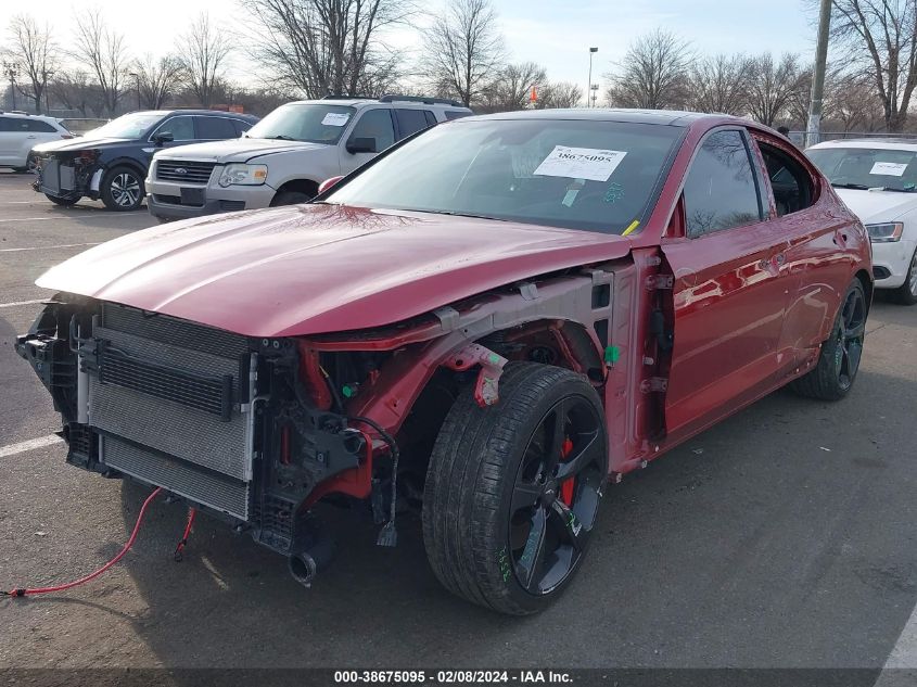 VIN KMTG34LE4KU031415 2019 GENESIS G70 3.3T ADVANCED