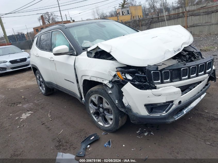 2020 Jeep Compass Limited 4X4 VIN: 3C4NJDCB8LT209405 Lot: 38675190