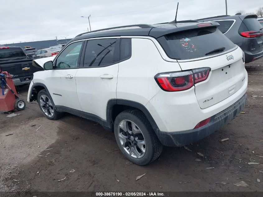 2020 Jeep Compass Limited 4X4 VIN: 3C4NJDCB8LT209405 Lot: 38675190