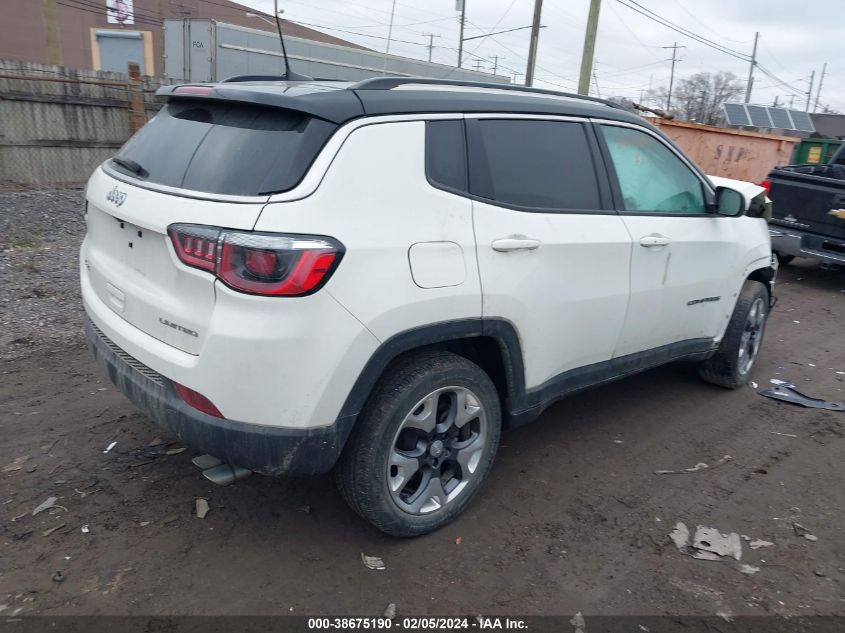 2020 Jeep Compass Limited 4X4 VIN: 3C4NJDCB8LT209405 Lot: 38675190