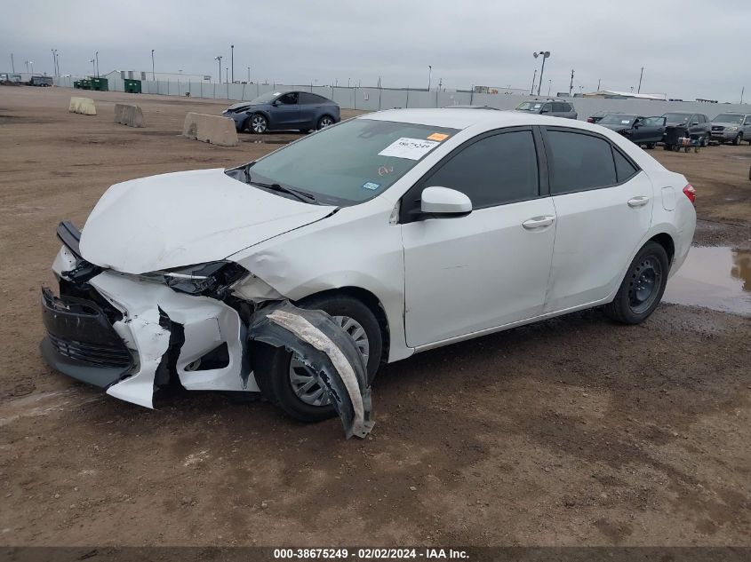 2019 Toyota Corolla Le VIN: 5YFBURHE6KP885234 Lot: 38675249