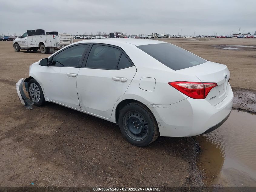 2019 Toyota Corolla Le VIN: 5YFBURHE6KP885234 Lot: 38675249