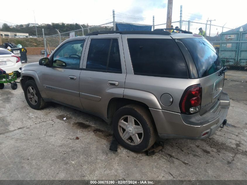 2002 Chevrolet Trailblazer Ltz VIN: 1GNDT13S322312274 Lot: 38675390