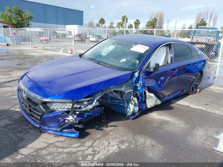 VIN 1HGCV1F44NA093459 2022 HONDA ACCORD SPORT SPECIAL EDITION