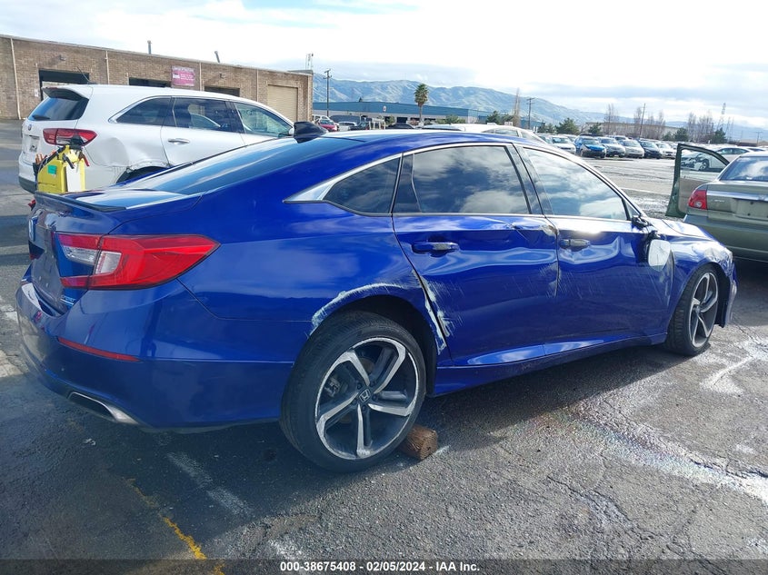 VIN 1HGCV1F44NA093459 2022 HONDA ACCORD SPORT SPECIAL EDITION