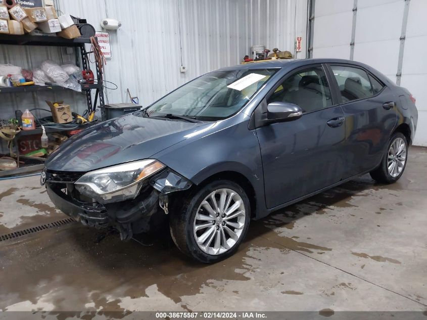 2014 Toyota Corolla S Plus VIN: 2T1BURHE7EC052904 Lot: 38675587