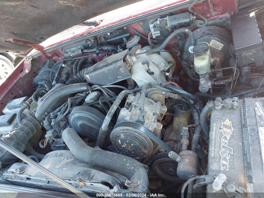 1996 Ford Ranger VIN: 1FTCR10A8TPB5887 Lot: 38675665