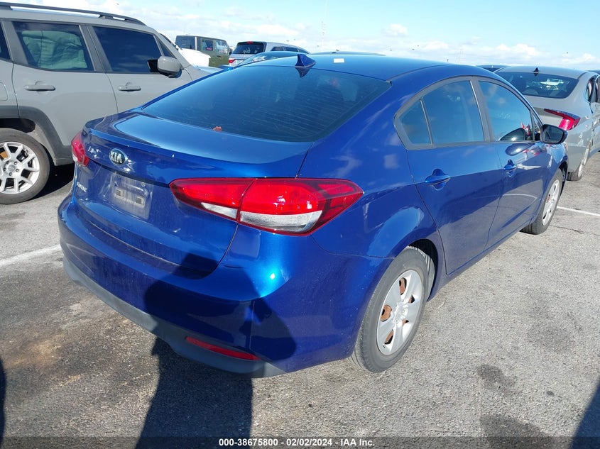 2017 KIA FORTE LX - 3KPFK4A71HE080872