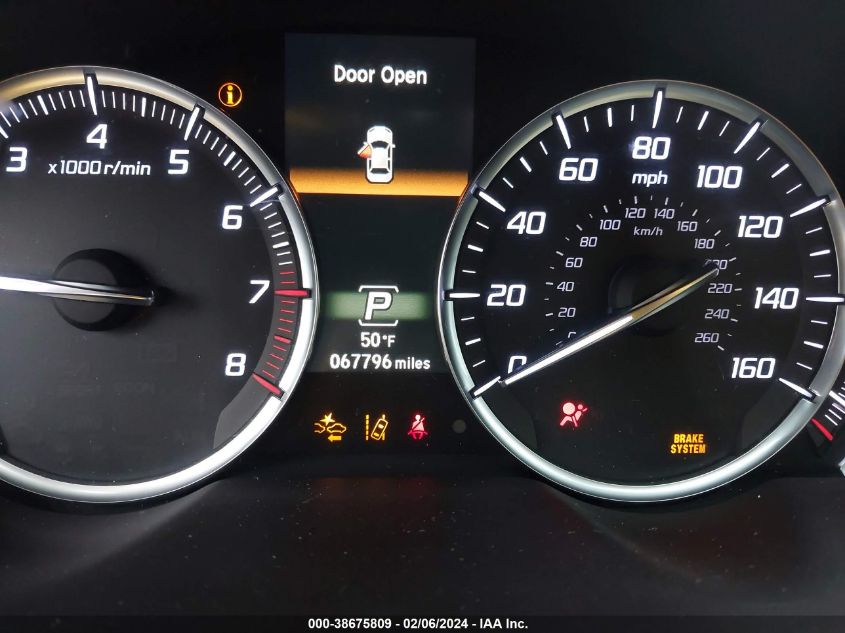 2019 Acura Tlx Standard VIN: 19UUB3F3XKA003016 Lot: 38675809