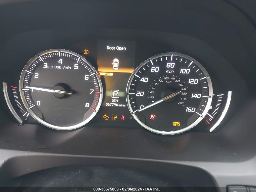 2019 Acura Tlx Standard VIN: 19UUB3F3XKA003016 Lot: 38675809