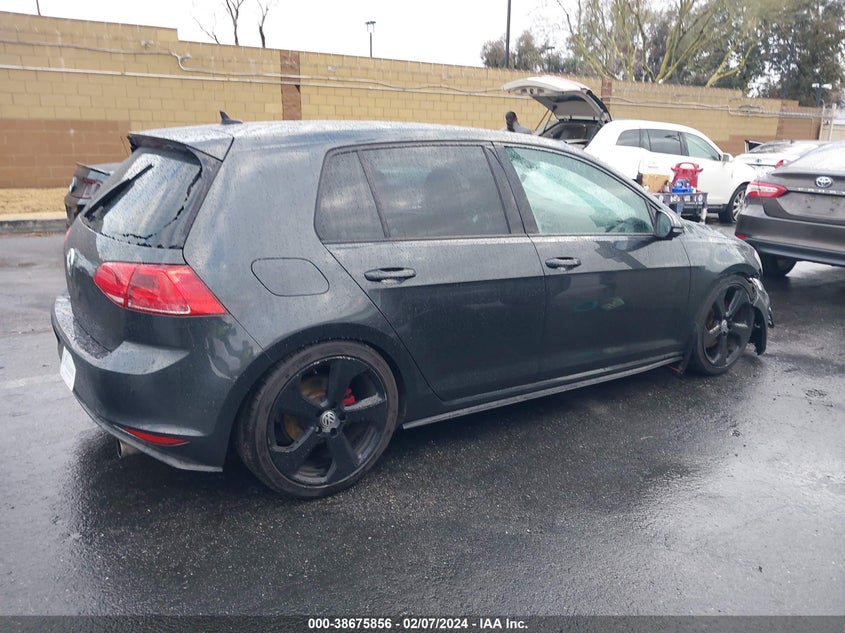 2016 VOLKSWAGEN GOLF GTI S 4-DOOR - 3VW5T7AU3GM048278
