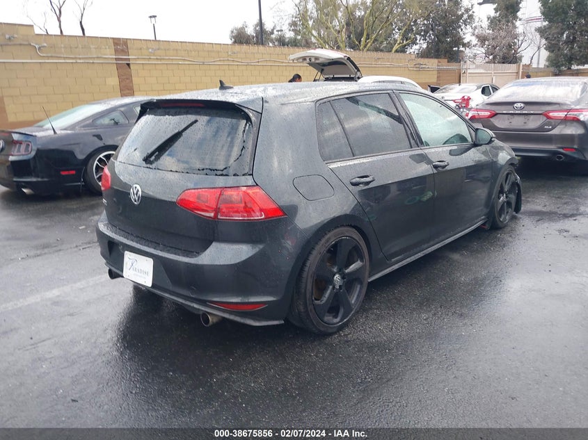2016 VOLKSWAGEN GOLF GTI S 4-DOOR - 3VW5T7AU3GM048278