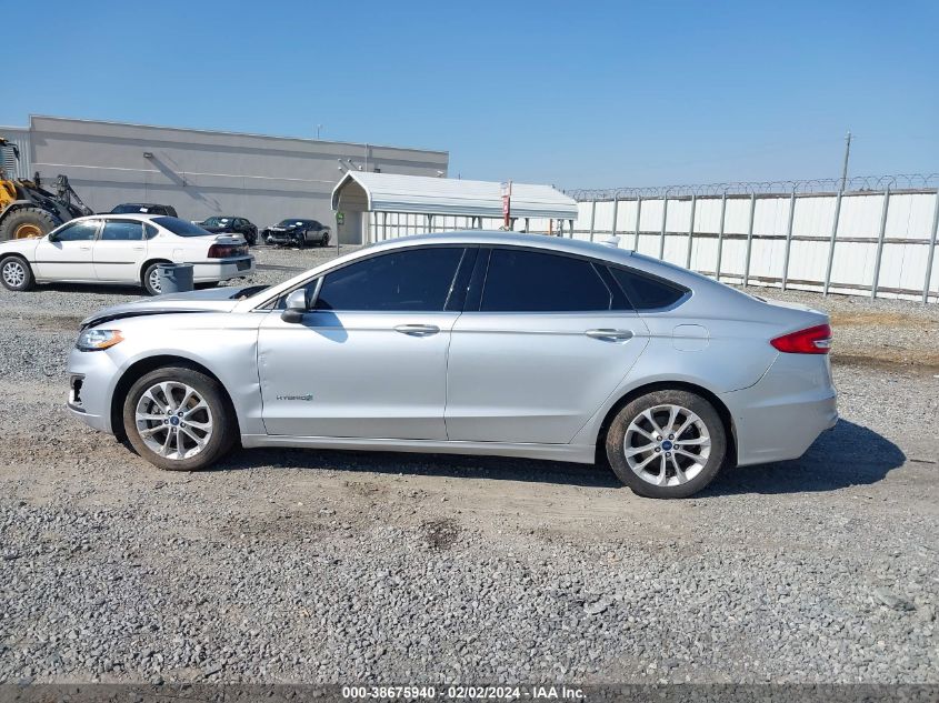 3FA6P0LU5KR204645 2019 Ford Fusion Hybrid Se