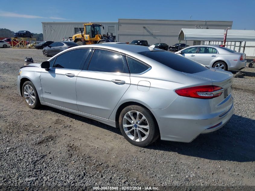 3FA6P0LU5KR204645 2019 Ford Fusion Hybrid Se