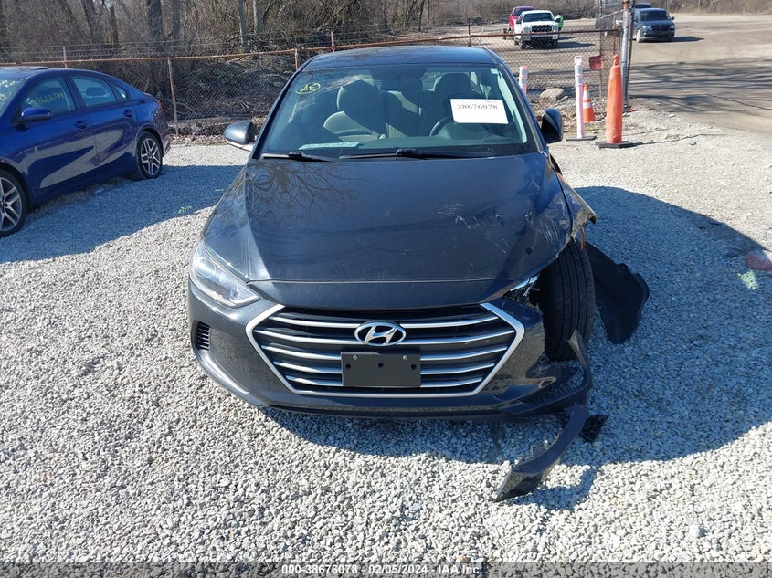 VIN 5NPD84LFXJH380258 2018 HYUNDAI ELANTRA SEL
