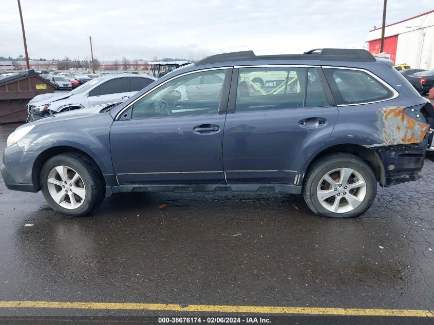 2014 Subaru Outback 2.5I VIN: 4S4BRCAC7E3258803 Lot: 38676174