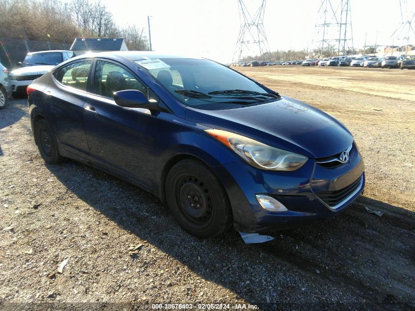 2013 Hyundai Elantra Gls (Ulsan Plant) VIN: KMHDH4AE3DU489029 Lot: 38676403