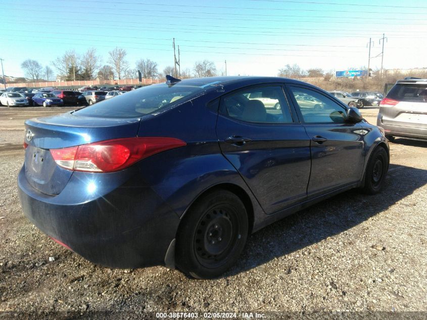 2013 Hyundai Elantra Gls (Ulsan Plant) VIN: KMHDH4AE3DU489029 Lot: 38676403