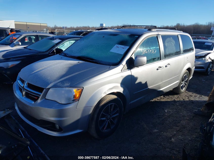 VIN 2C4RDGCG9HR728348 2017 DODGE GRAND CARAVAN SXT