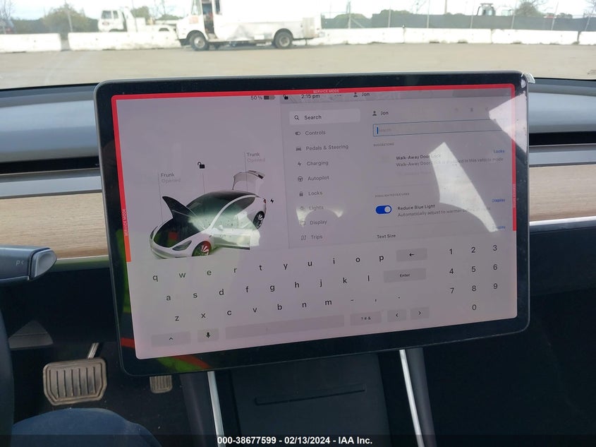 VIN 5YJ3E1EB9JF111602 2018 TESLA MODEL 3 LONG RANGE/PERFORMANCE