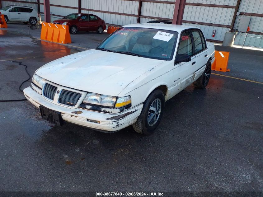 1991 Pontiac Grand Am Le VIN: 1G2NE54U1MC504163 Lot: 38677849