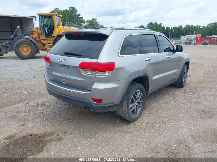 2017 Jeep Grand Cherokee Limited 4X2 VIN: 1C4RJEBG0HC887878 Lot: 38678088