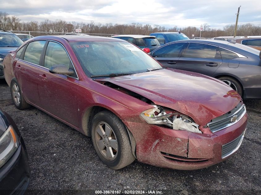 2008 Chevrolet Impala Lt VIN: 2G1WT58NX81355815 Lot: 38678187