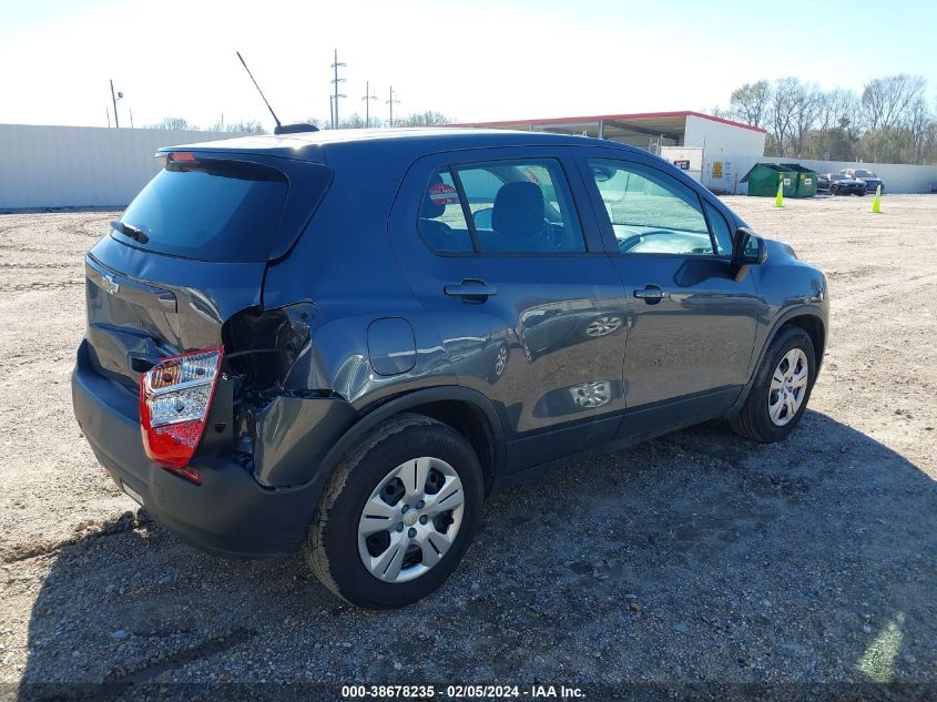 3GNCJKSB3GL116947 2016 Chevrolet Trax 1Ls