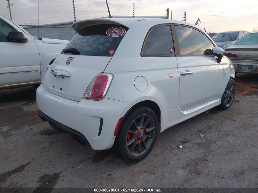 2014 Fiat 500 Abarth VIN: 3C3CFFFH4ET279656 Lot: 38678561