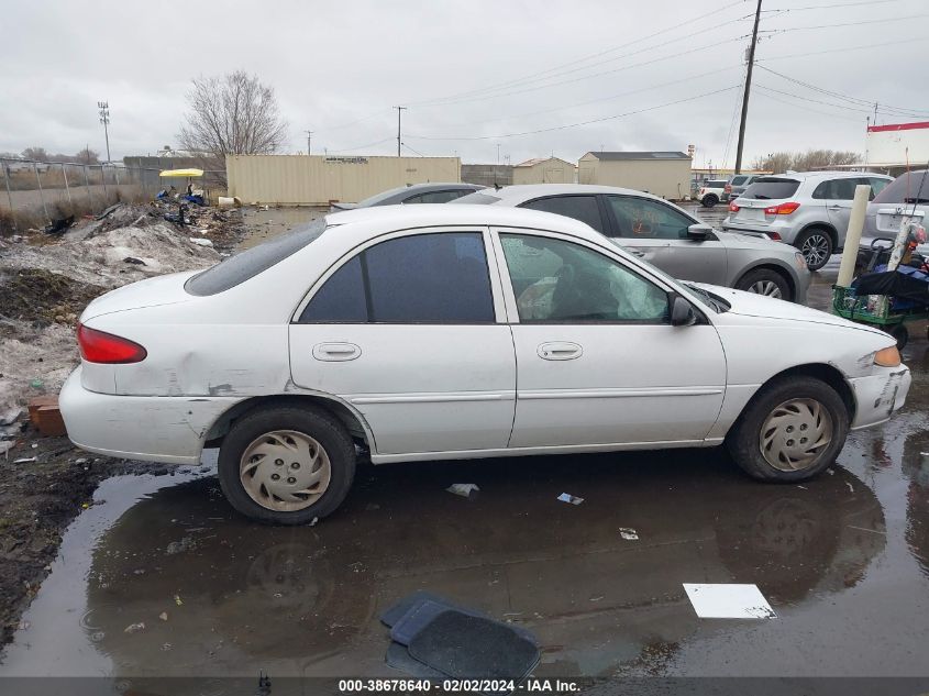 1999 Mercury Tracer Ls/Sport VIN: 1MEFM13P1XW602411 Lot: 38678640