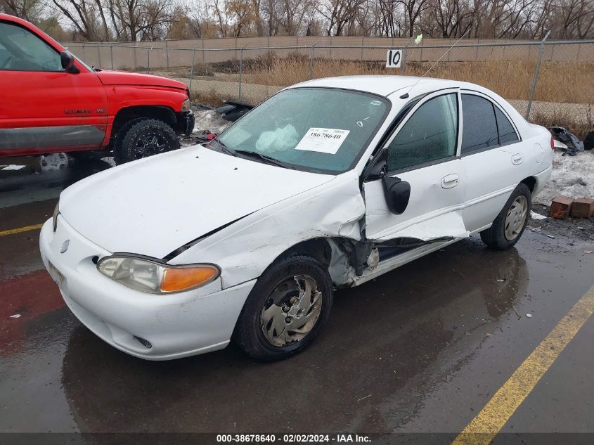 1999 Mercury Tracer Ls/Sport VIN: 1MEFM13P1XW602411 Lot: 38678640