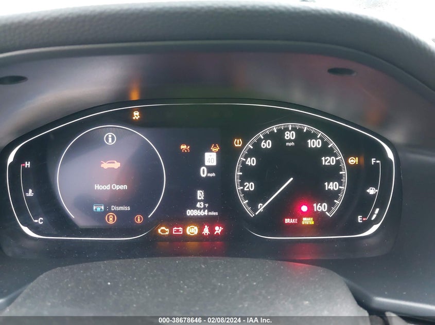 VIN 1HGCV1F32NA093032 2022 HONDA ACCORD SPORT