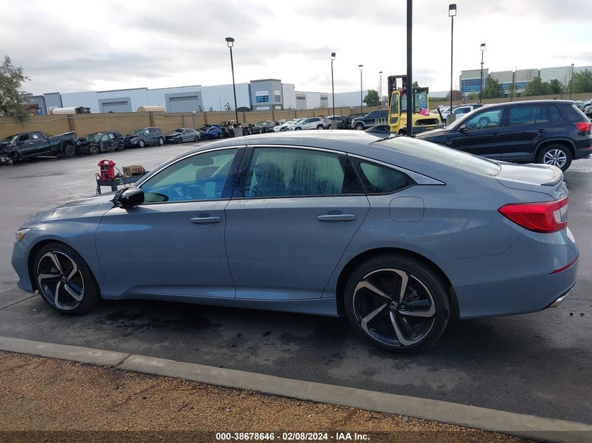 VIN 1HGCV1F32NA093032 2022 HONDA ACCORD SPORT