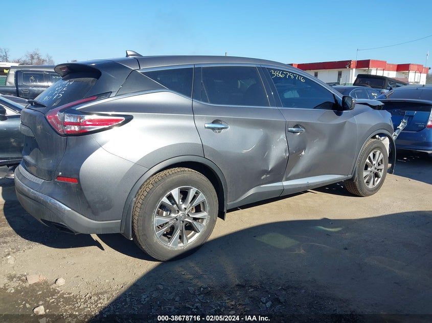 2017 NISSAN MURANO S - 5N1AZ2MH4HN124157
