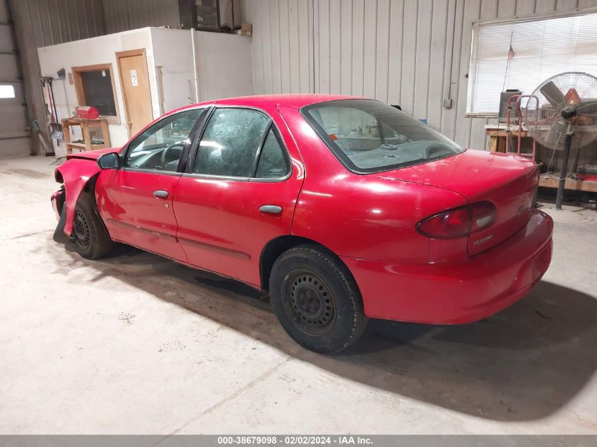 2002 Chevrolet Cavalier VIN: 1G1JC524327379183 Lot: 38679098