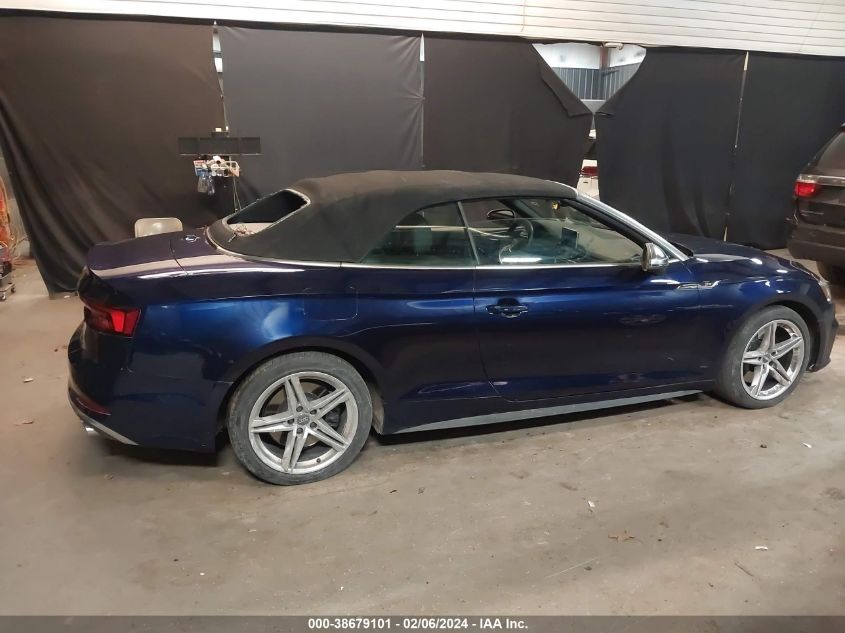 2018 Audi S5 3.0T Premium Plus VIN: WAU24GF59JN017857 Lot: 38679101